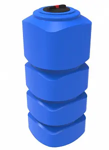 Пластиковая емкость ЭкоПром L 1000 усиленная под плотность до 1,5 г/см3 (Синий) 0